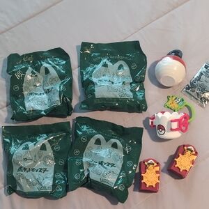 Japan Pokemon McDonald's Happy Meal Toys! - Lot Of 9